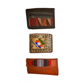 Leather wallet set