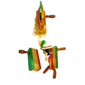 Set of traditional Andean Bolivian rattle
