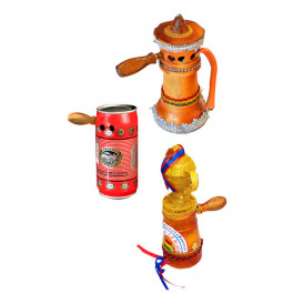 Set of traditional Andean Bolivian rattle