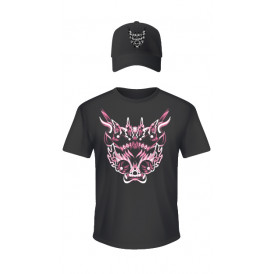 Black t-shirt with devil design from the Bolivian carnival 