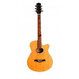 Acoustic guitar with adapter 