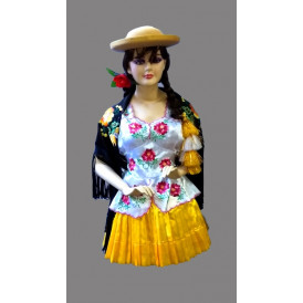 Complete dress of dancer chacarera chapaca