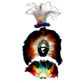 Set of traditional Feather crown 