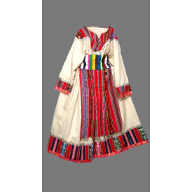 Womens potolo dance suit with andean details and aguayo