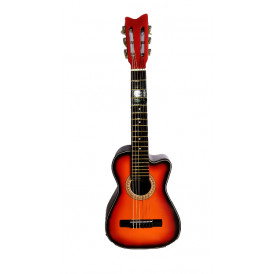 Small red guitar